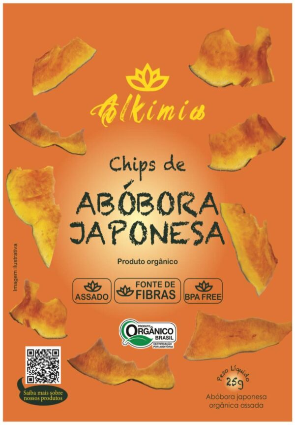 CHIPS DE ABÓBORA JAPONESA ORGÂNICA