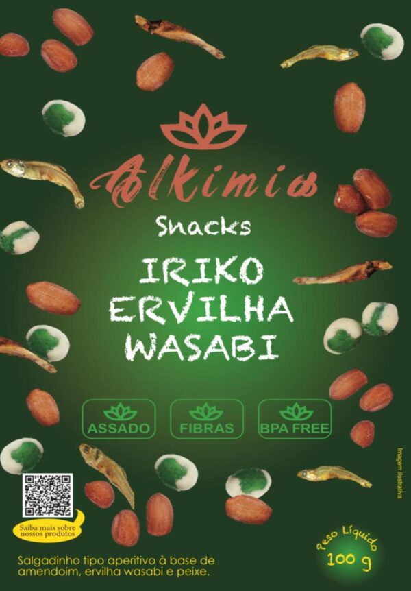 SNACK IRIKO ERVILHA WASABI